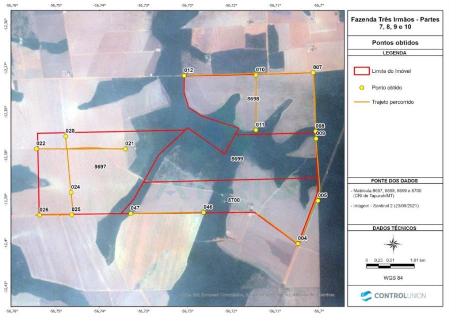 4 Fazendas em Tapurah/MT - 1297,12ha Tapurah/MT, localizado em Tapurah - MT