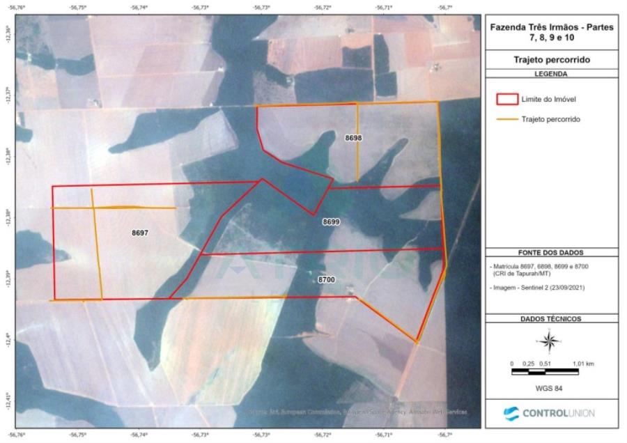 4 Fazendas em Tapurah/MT - 1297,12ha Tapurah/MT, localizado em Tapurah - MT