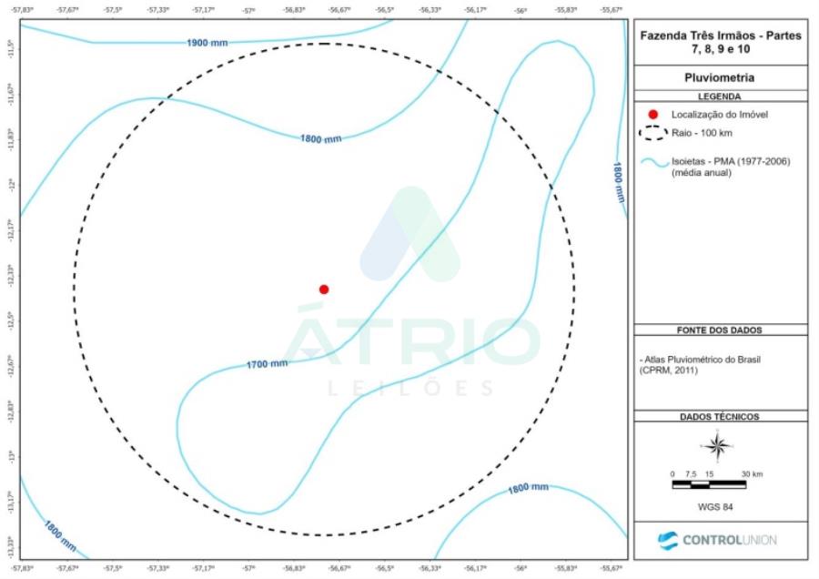 4 Fazendas em Tapurah/MT - 1297,12ha Tapurah/MT, localizado em Tapurah - MT