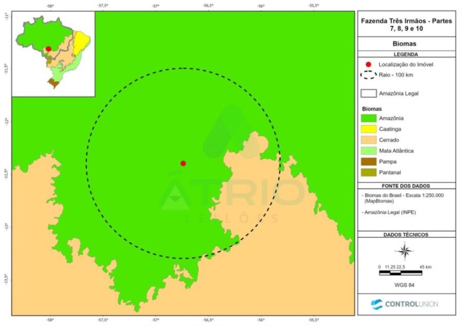 4 Fazendas em Tapurah/MT - 1297,12ha Tapurah/MT, localizado em Tapurah - MT
