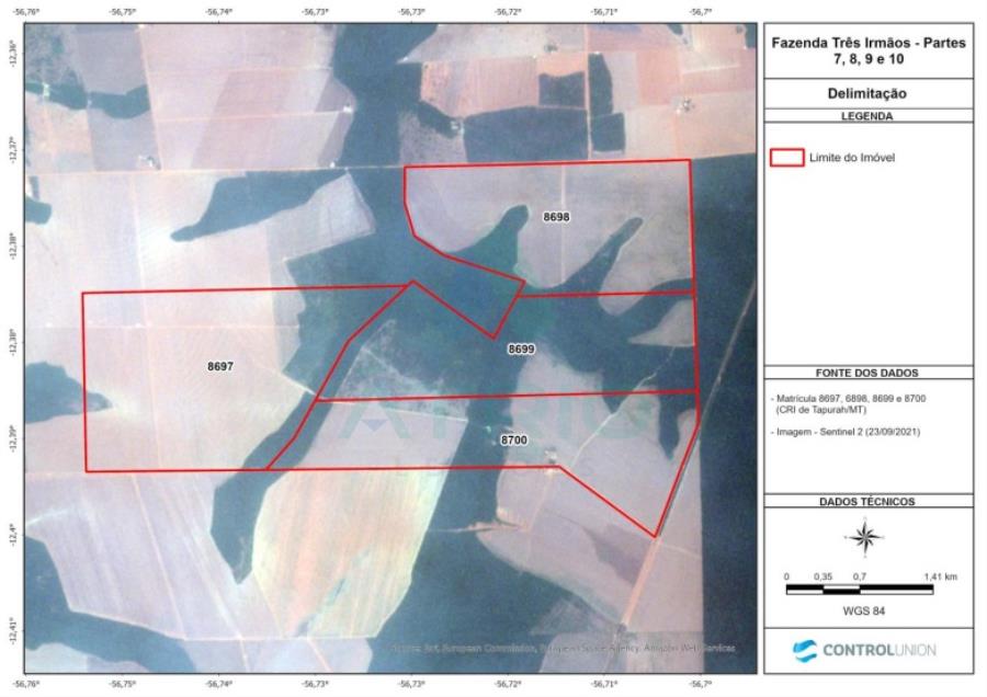 4 Fazendas em Tapurah/MT - 1297,12ha Tapurah/MT, localizado em Tapurah - MT